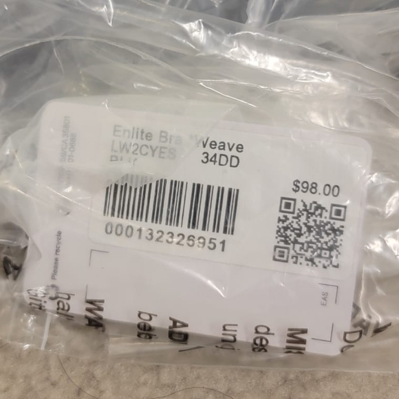 NWT Lululemon Enlite Weave-Back Bra *High Support 34DD BLACK - Picture 5 of 5